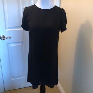 Black Lightweight Dress, Cap Sleeve, Soprano, M